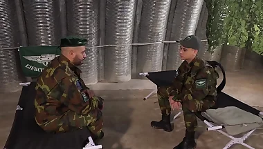 Daniel Trebol gives his fucking goodbye to Sergeant Rick Lennon