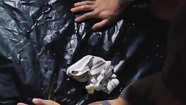 Piss soaked Yoshi Kawasaki and Nanashi enjoy deep nasty fisting action