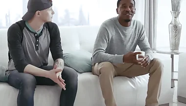 Zach Covington's cock eating rewarded with butt punishing