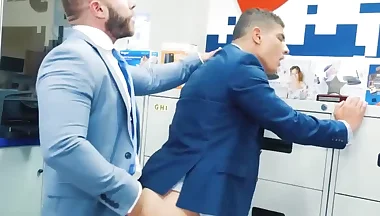 Hottie Bastian Karim took a wild ass pounding by bearded Diego Reyes