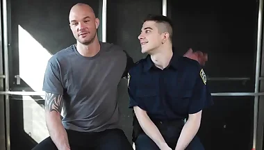 Cliff Jensen and Harrison Todd - tied up and fucked