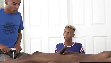 Two Twink Stepbros Get Their Raw Rocks Off In A Sizzling Threesome