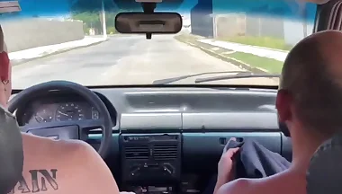 I went to show Taubate to my friend&comma; he sucked me in the car and we went home to cum