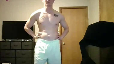 Blond Guy Shows-off Dick and Ass
