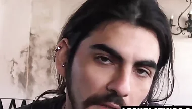 Hipster Emi cums after my raw cock deep plunge