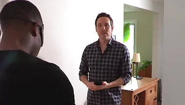 I watch how seductive black hunk Hendell wanks hard his BBC