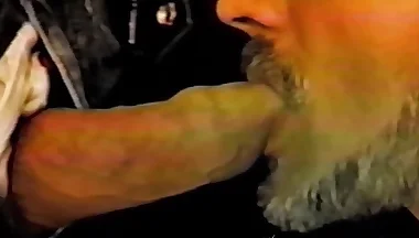 Horny vintage jock sucks off strangers big cock deepthroat