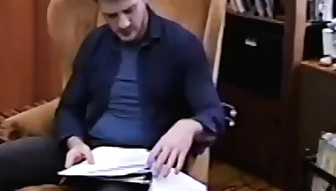 Bald and sexy Adam Snow deepthroats me then rammed my ass hard