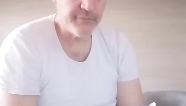 Hairy Ass and Piss and a Cumshot for My French Friend