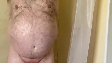 A wank and a shower