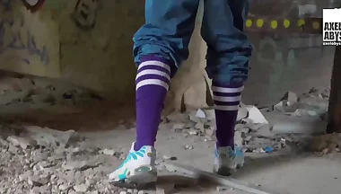 Axel Abysse Showered By Hairy Transman Before Getting Fisted