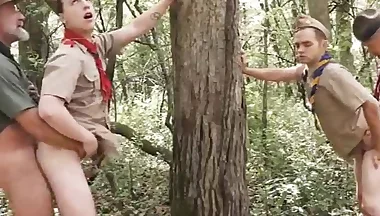 Taboo Scout foursome in the woods