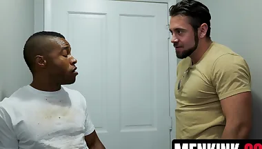 Jake Waters learns discipline from drill sergeant Dante Colles cock