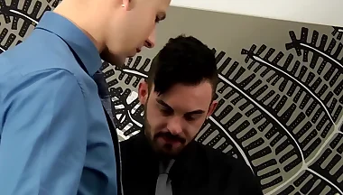 Hot Hunk Adam Watson Takes His Suit Fuck Smooth Boy