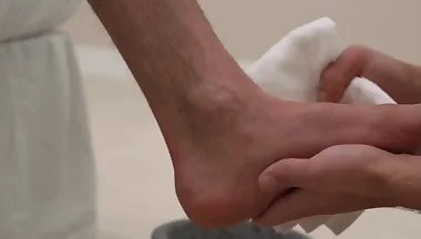 Young gay's cock worshipped by older Mormon mentor