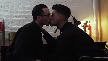 Priestly blowjob leads to raw anal in secret church encounter