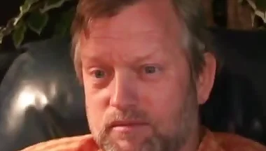 Horny mature dude loves asshole play while wanking solo