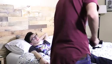 Cameron and Casey Xander enjoy blowjobs and barebacking fun