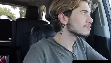 Muscular stepdad Michael Roman feeds stepson Ryan Kneeds his massive cock deepthroat