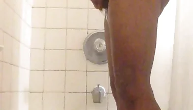 Indian in the shower