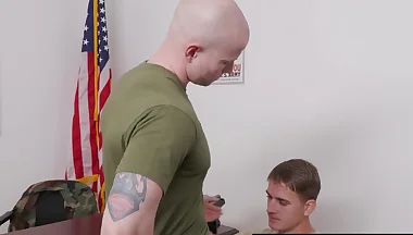 Major Niko Carr's flip fuck punishment for a late soldier